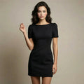 JANINE | Minivestido con mangas abullonadas