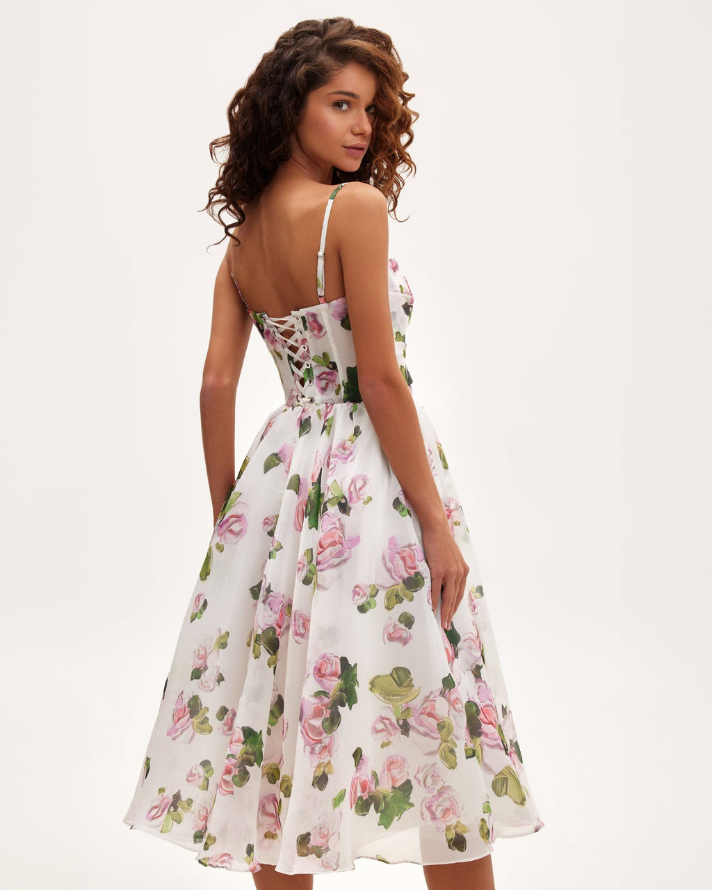 EMERY | Vestido midi floral