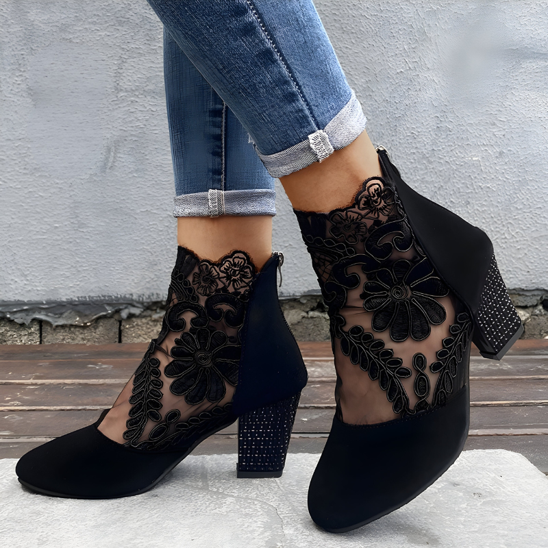 NORA | Elegantes tacones de encaje