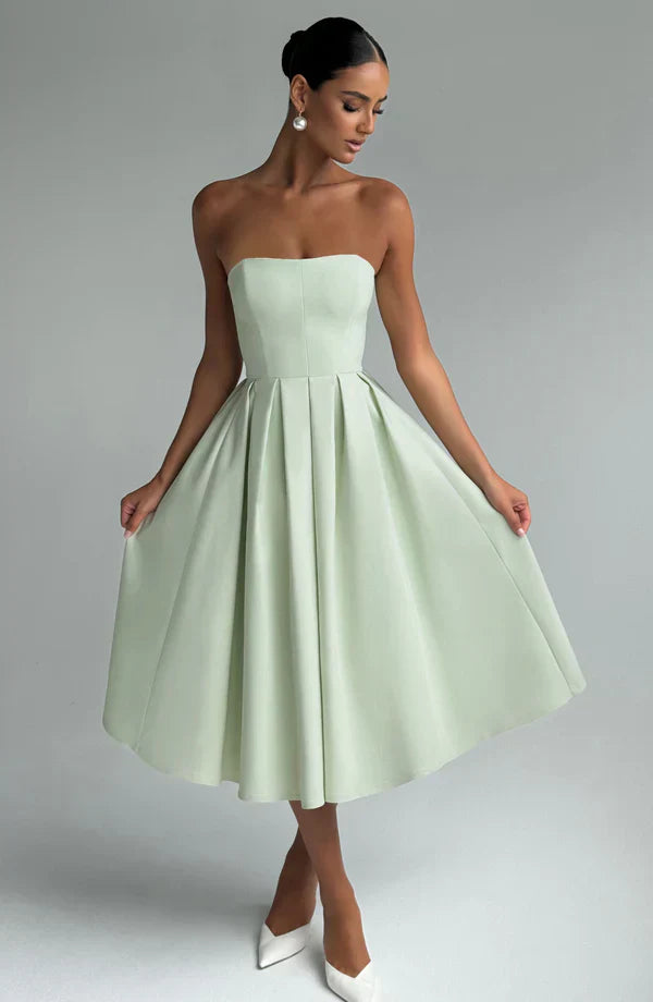 LAILA-MARIE | Vestido midi Curve Torch