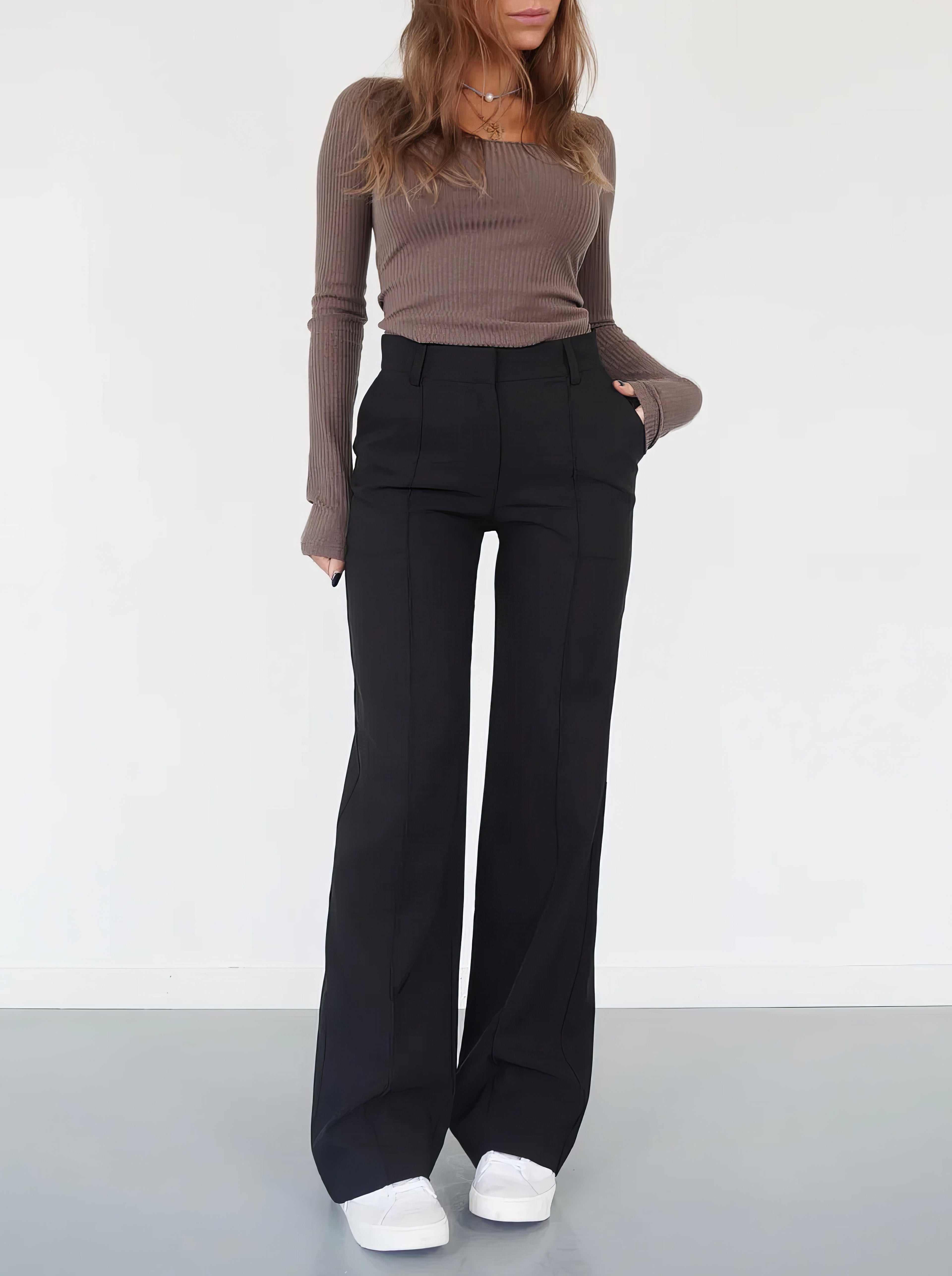CHARLOTTE | Pantalones de campana modernos