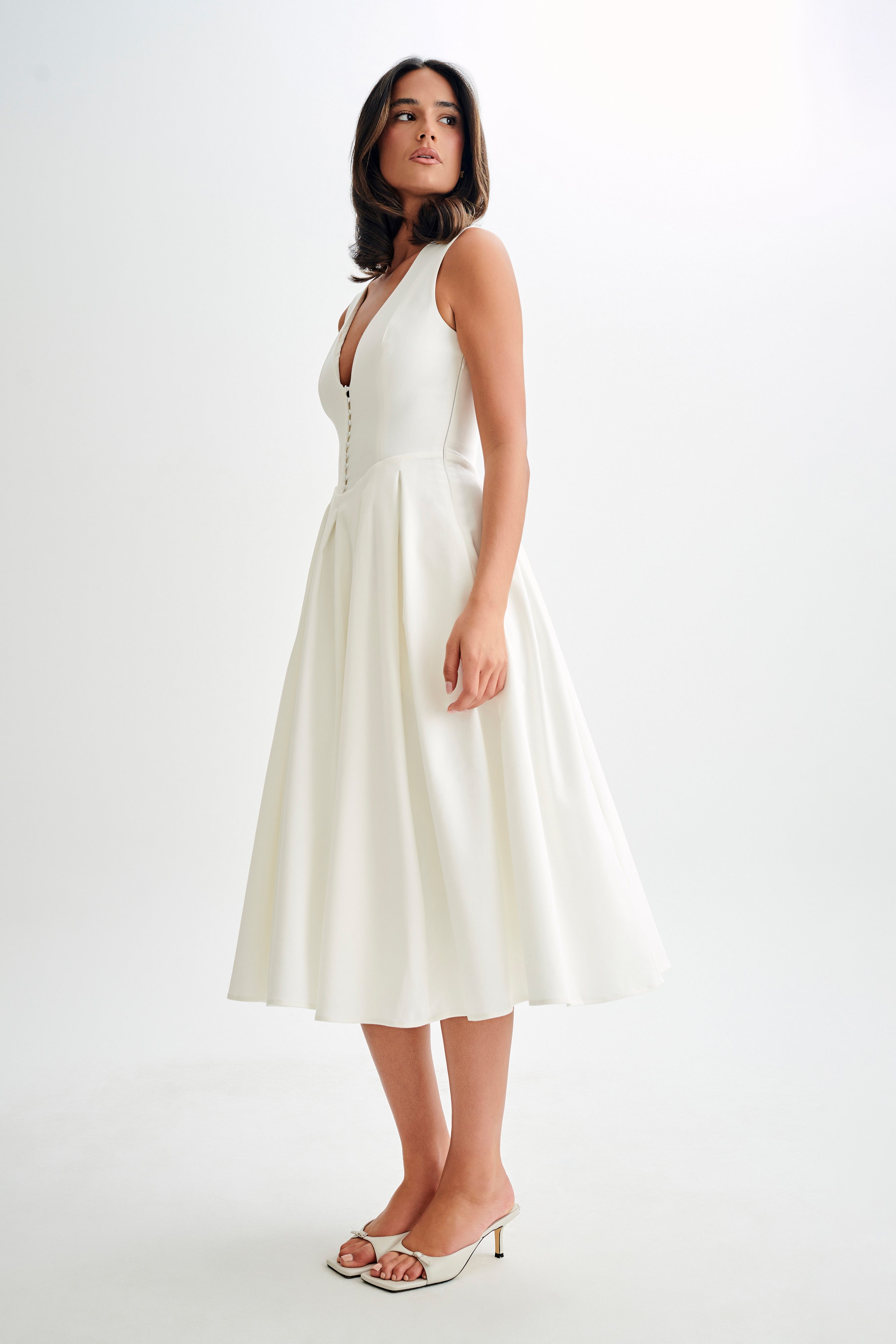 CHRISTINE | Vestido Midi Sin Mangas