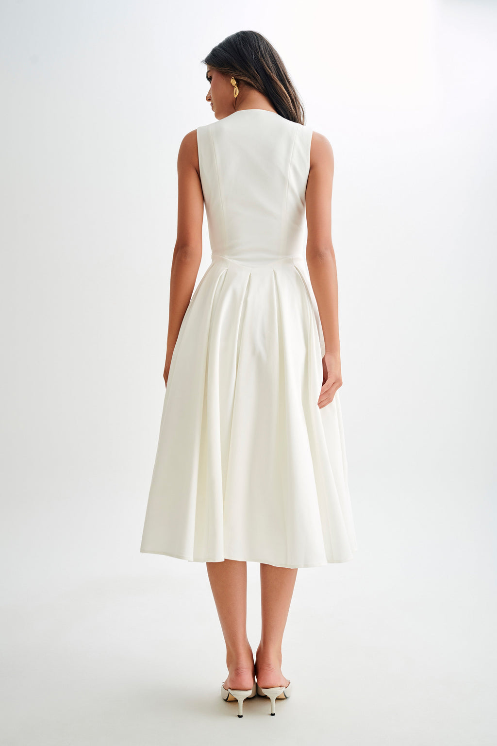 CHRISTINE | Vestido Midi Sin Mangas