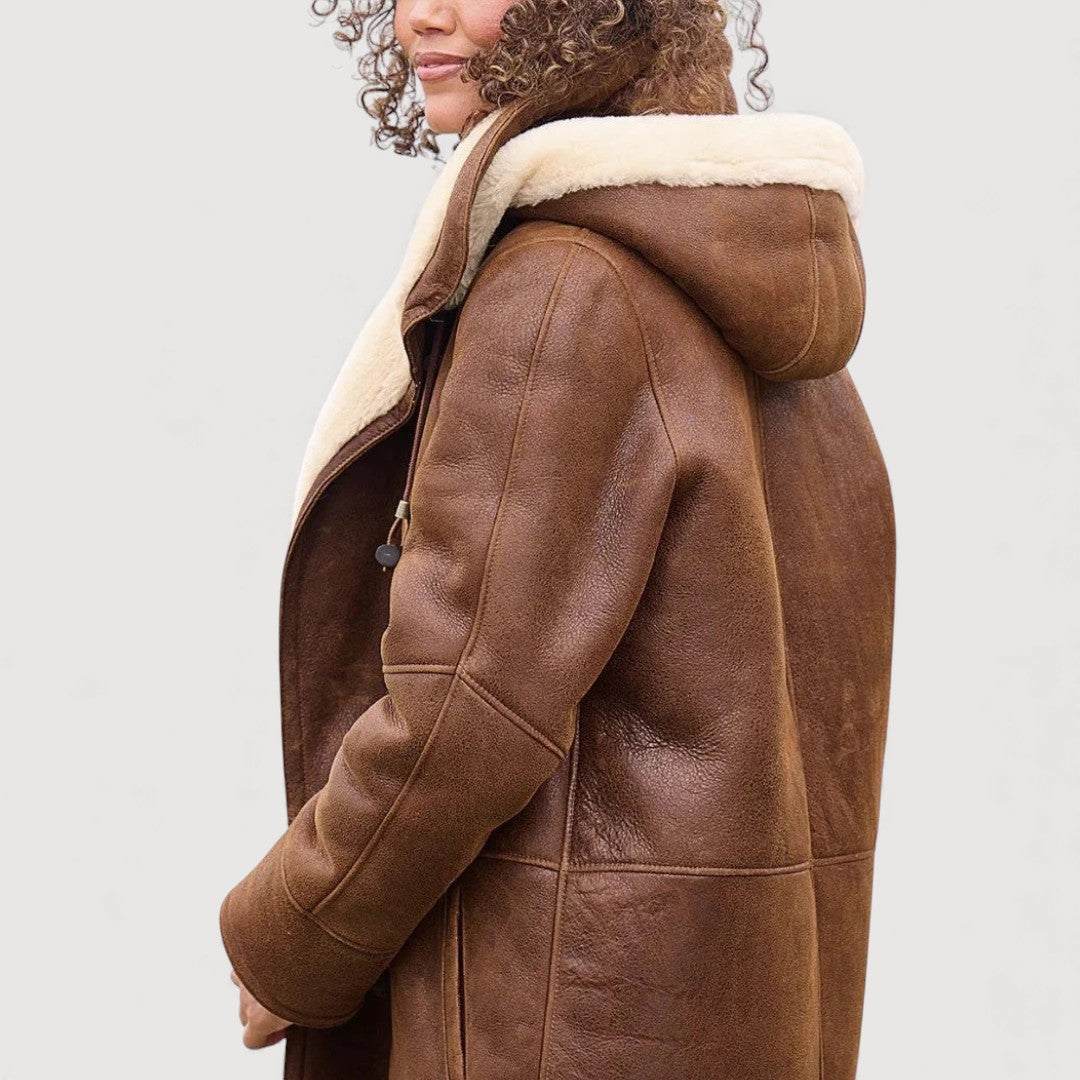CHRISTABELLE | Abrigo de Invierno con Forro Suave y Capucha