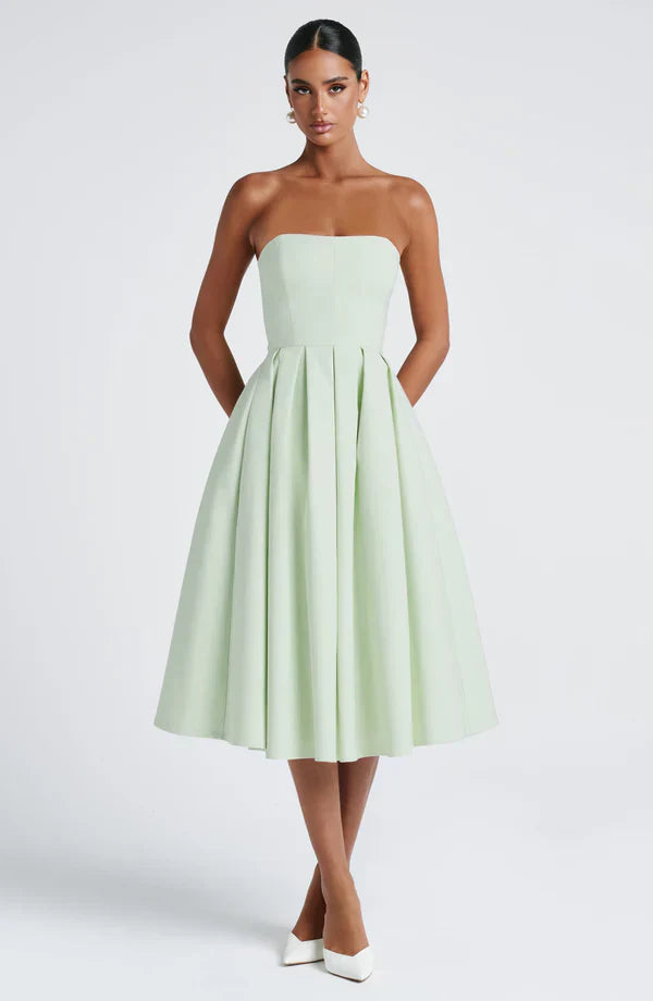 LAILA-MARIE | Vestido midi Curve Torch