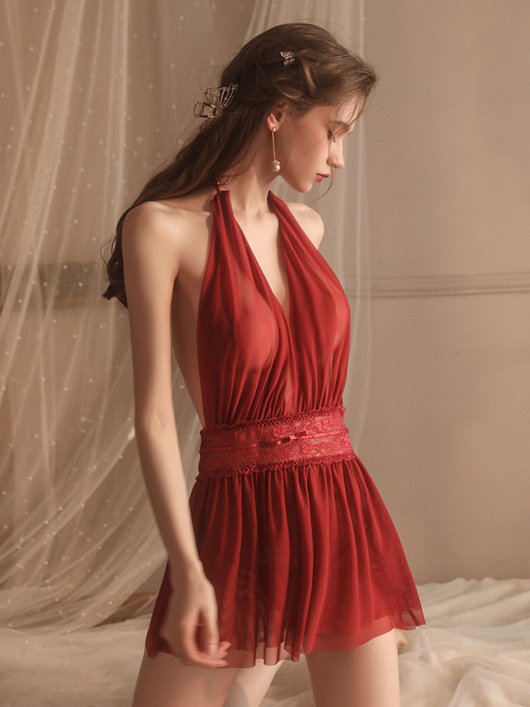 LIV – Babydoll con tirantes de encaje