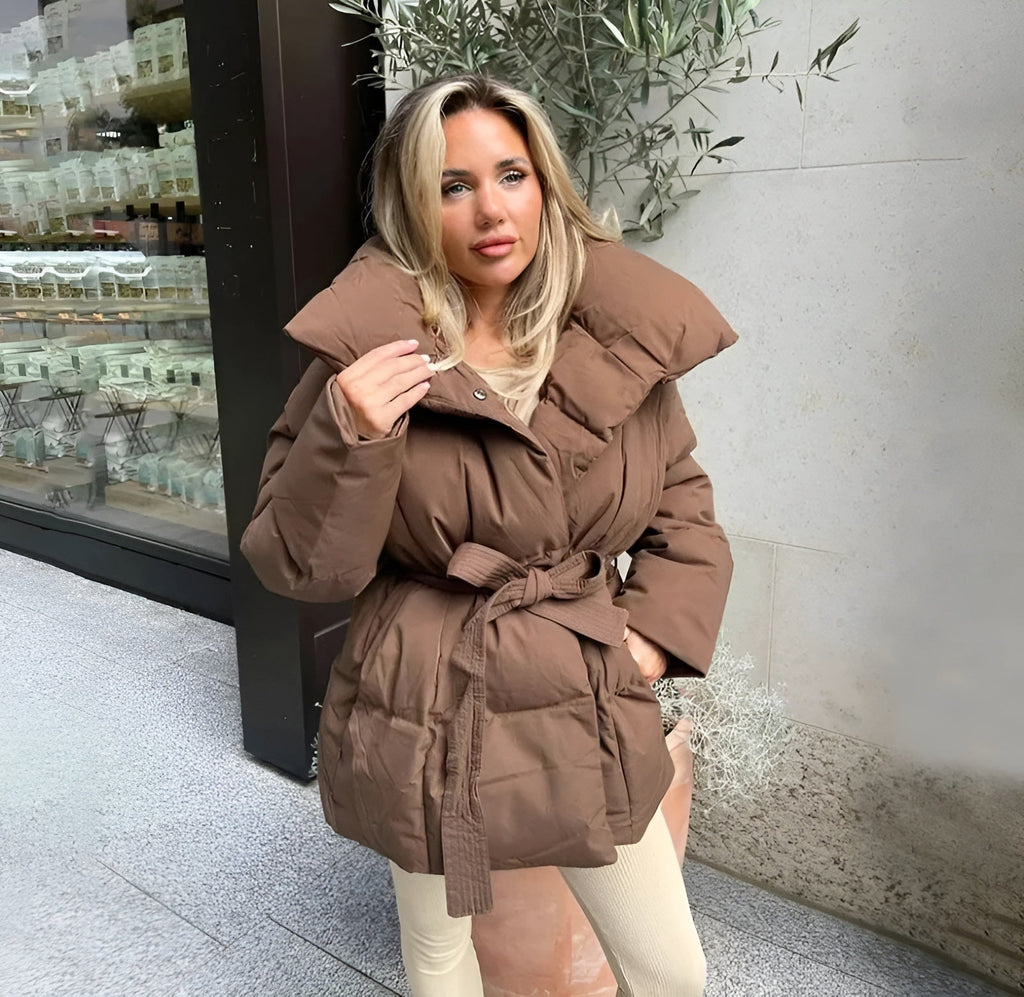 AMELIE – Chaqueta de plumas con cordones