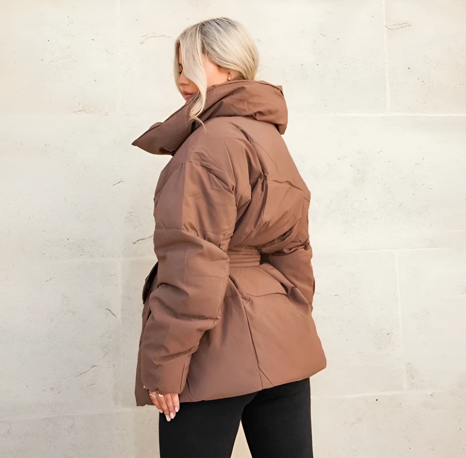 AMELIE – Chaqueta de plumas con cordones