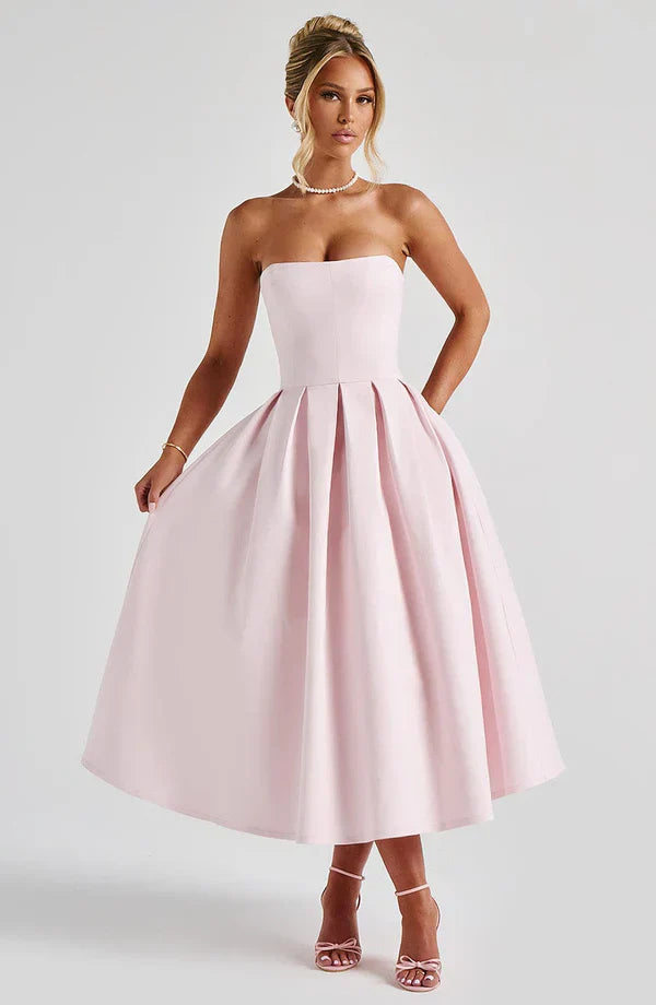 LAILA-MARIE | Vestido midi Curve Torch