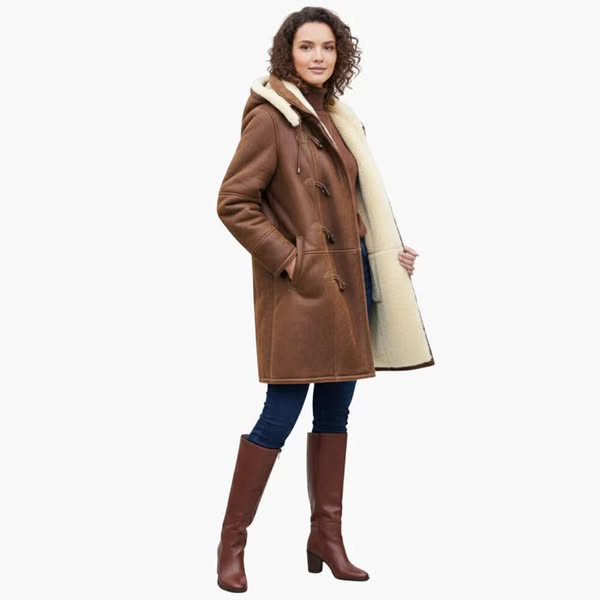 CHRISTABELLE | Abrigo de Invierno con Forro Suave y Capucha