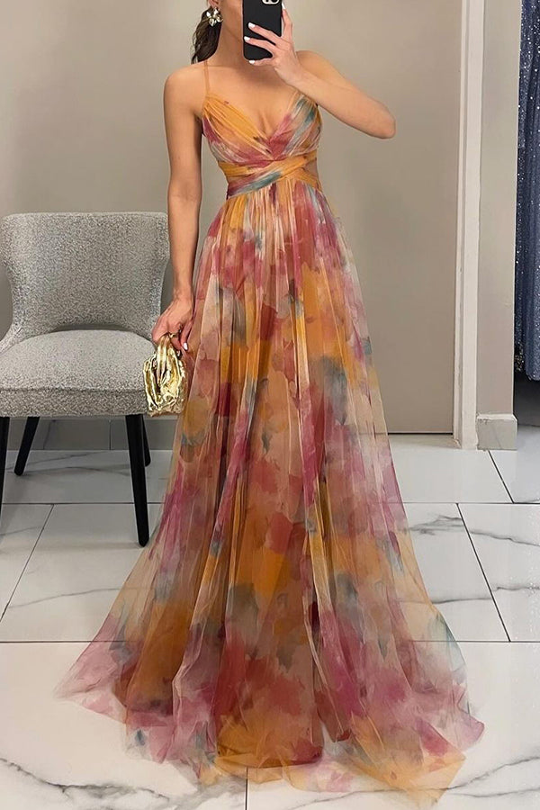 GISELLE | Vestido Maxí de chiffon