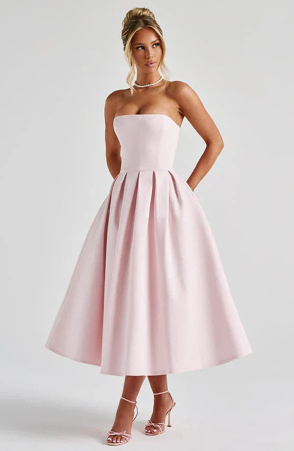 LAILA-MARIE | Vestido midi Curve Torch