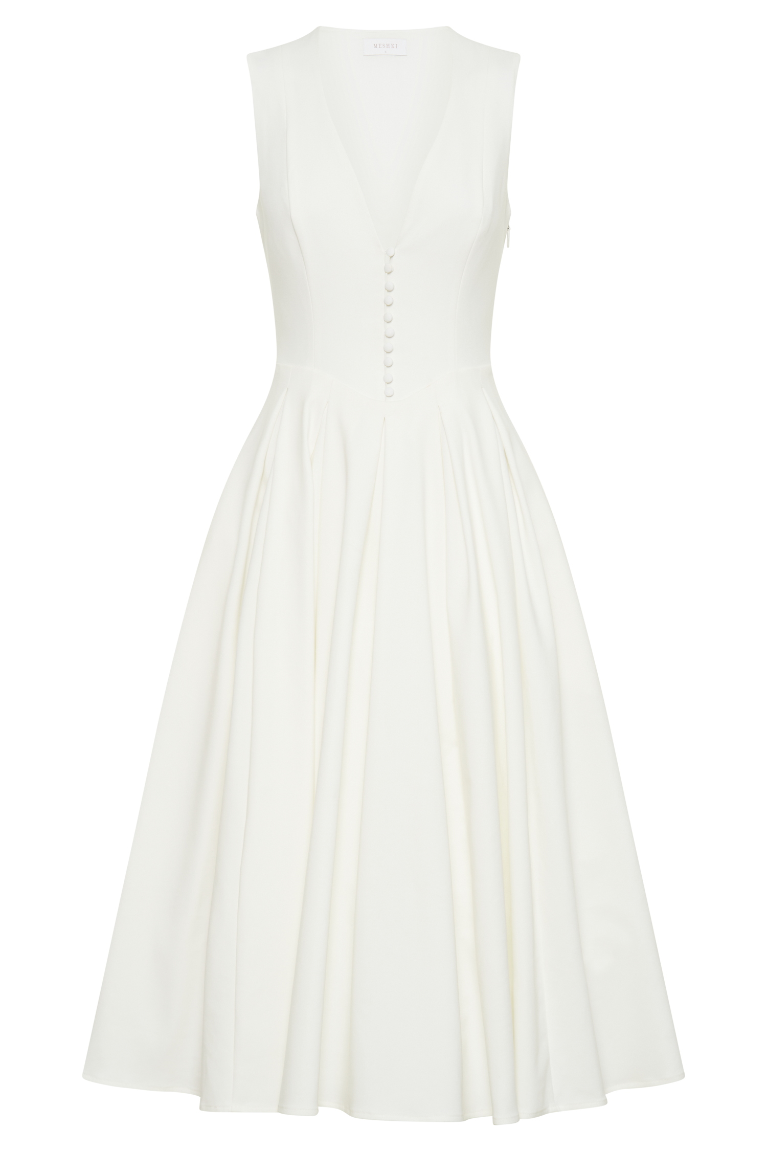 CHRISTINE | Vestido Midi Sin Mangas