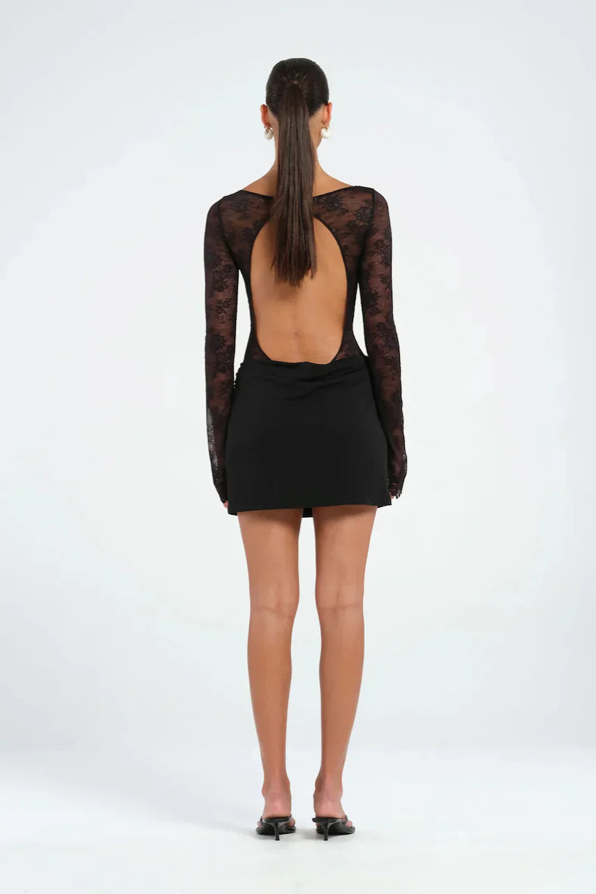 NEOMI | Elegante minivestido de encaje