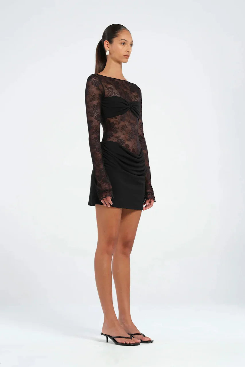 NEOMI | Elegante minivestido de encaje