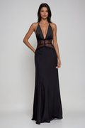 SELINA | Vestido Maximalista Estiloso con Cintura Transparente