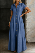 Eliza | Vestido largo de mezclilla