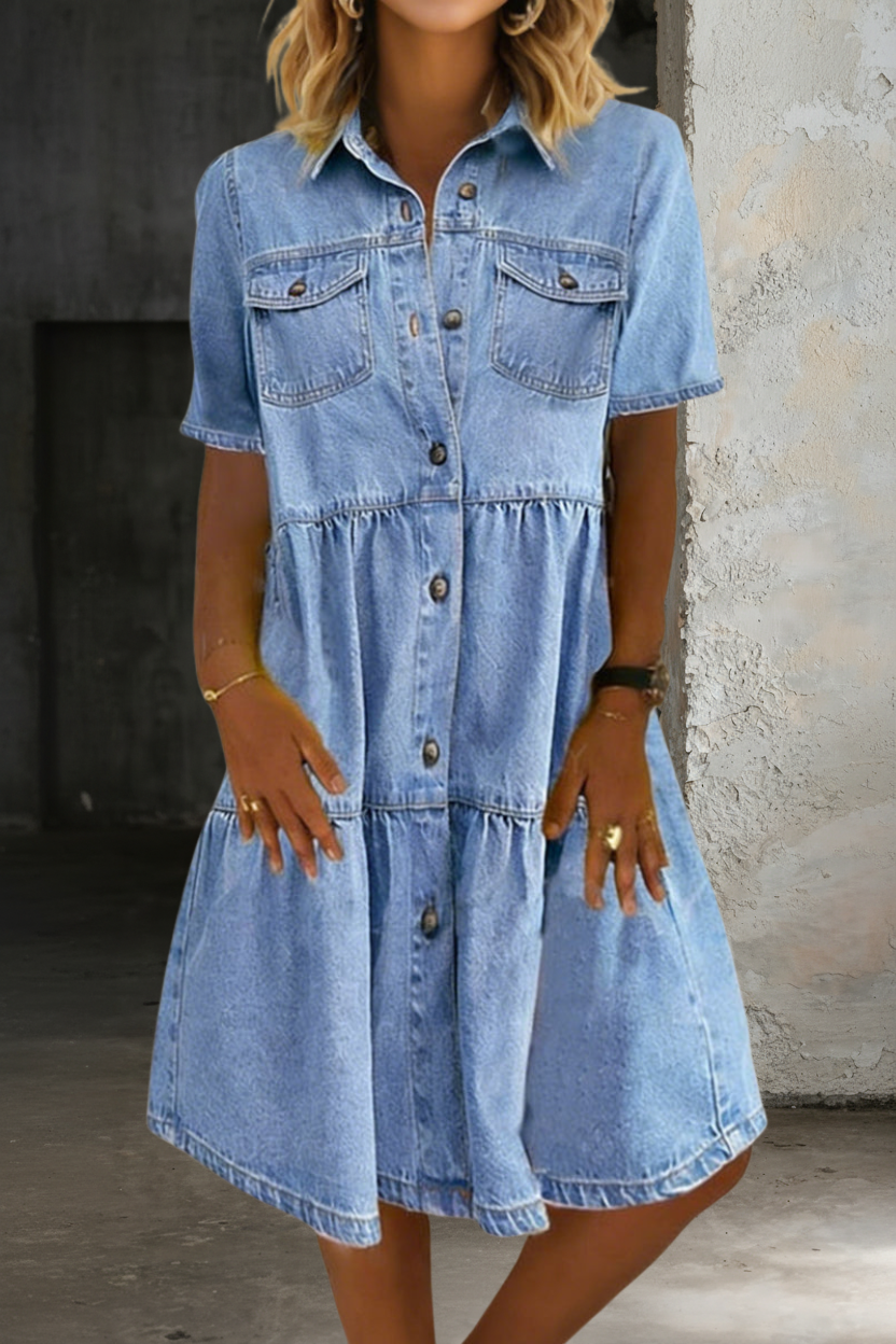Sophia | Vestido de mezclilla casual elegante