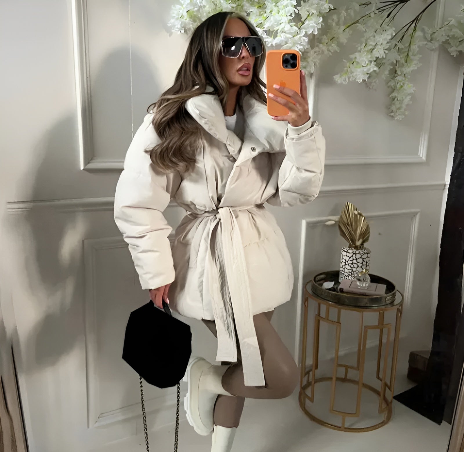 AMELIE – Chaqueta de plumas con cordones