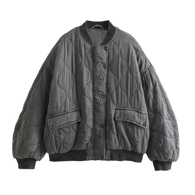 MALIN | Chaqueta bomber minimalista