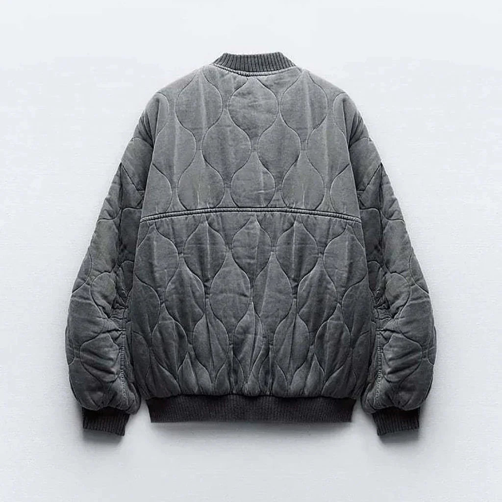 MALIN | Chaqueta bomber minimalista