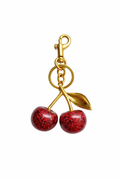 Cherry | Llavero de bolso elegante en dorado