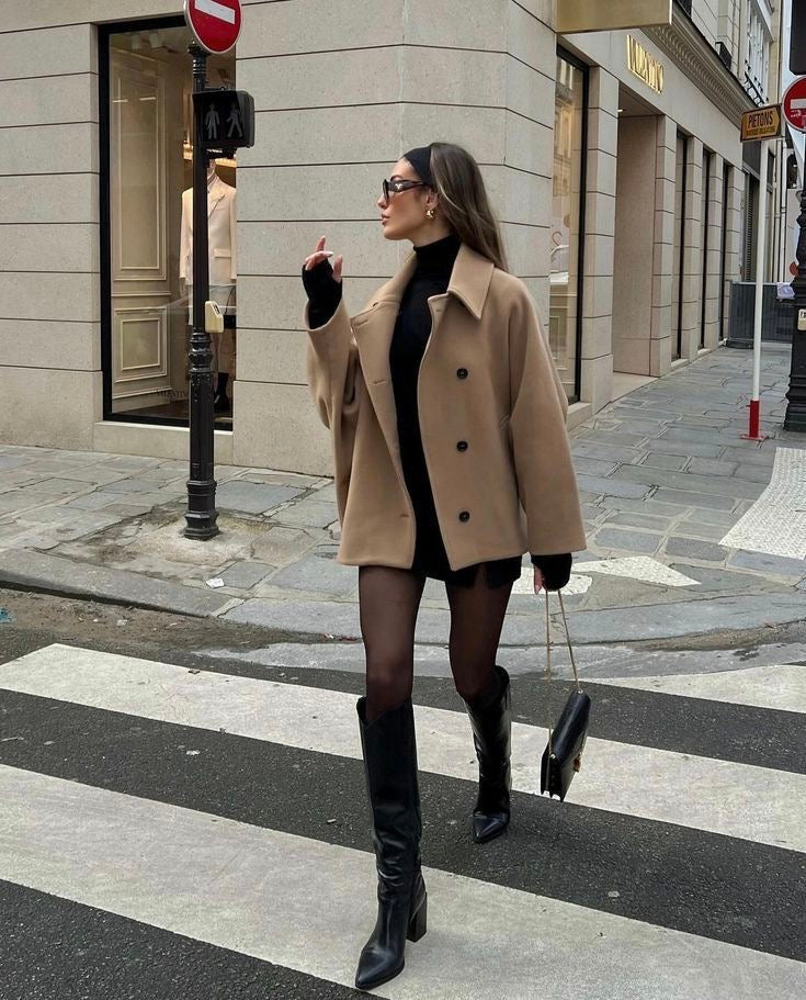 JULIE | Chaqueta de Lana Francesa Atemporal