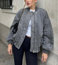 MALIN | Chaqueta bomber minimalista
