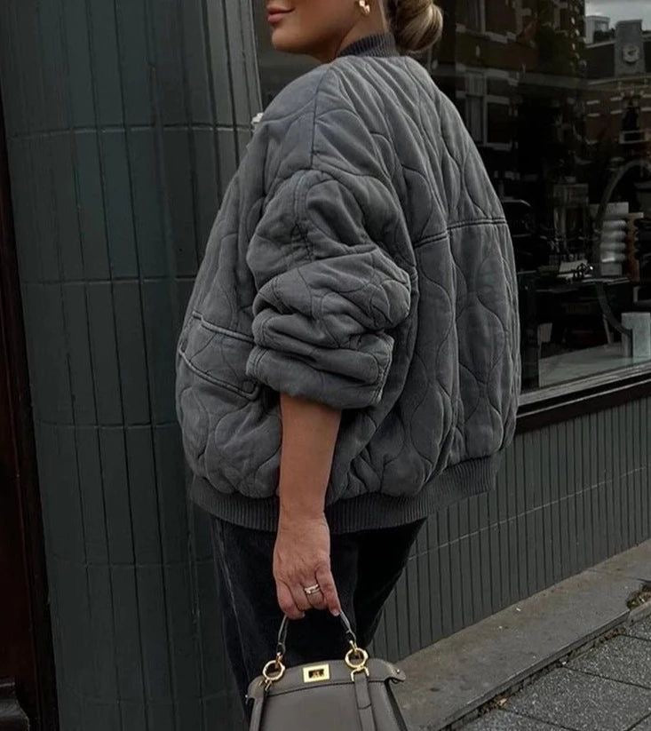 MALIN | Chaqueta bomber minimalista