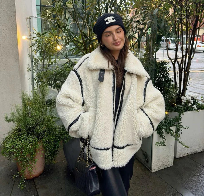 JASMIN | Abrigo Suave de Teddy