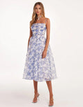EMERY | Vestido midi floral