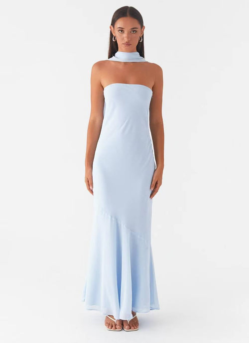 CHARLOTTE | Vestido Maximalista de Chiffon