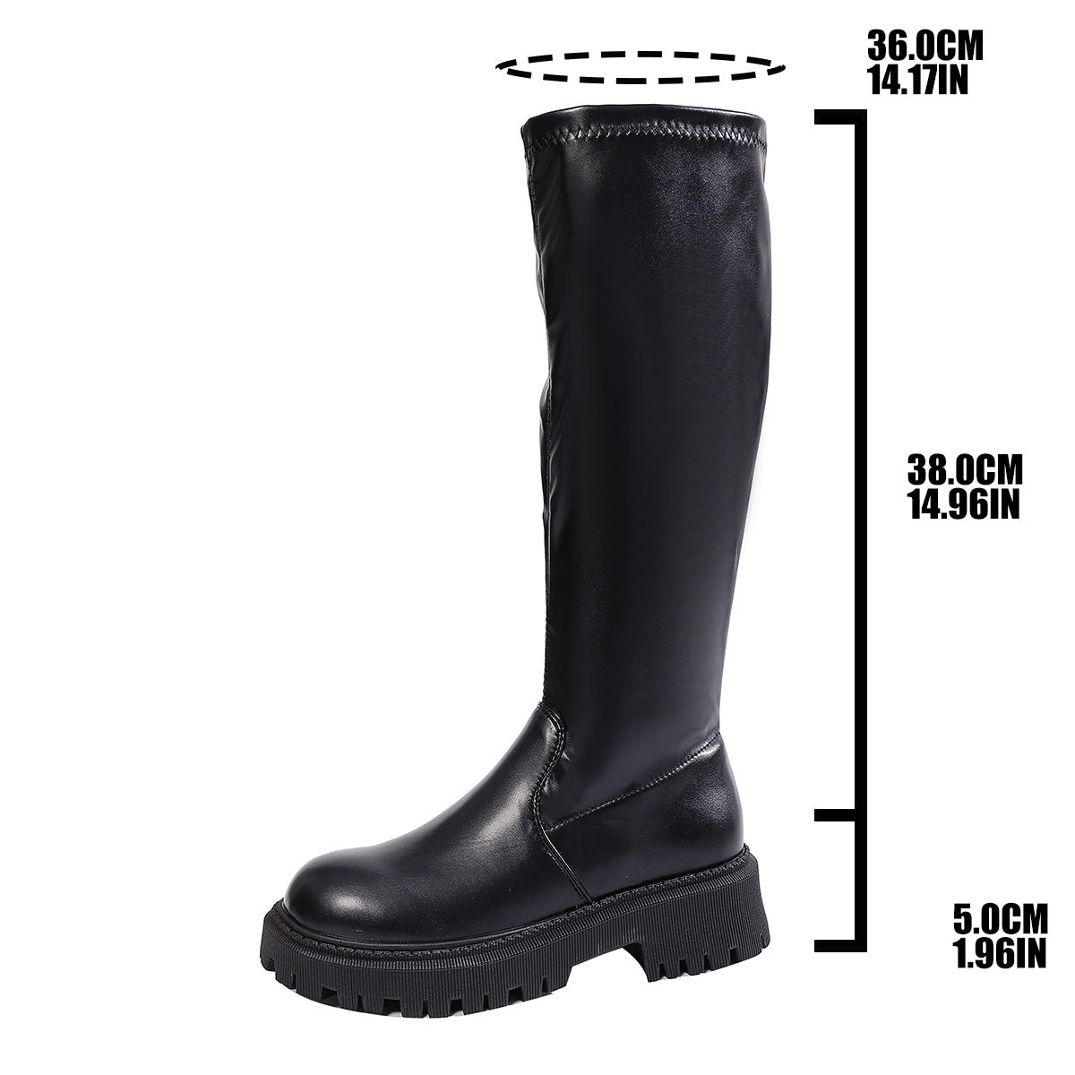 MASIE | Botas negras hasta la rodilla