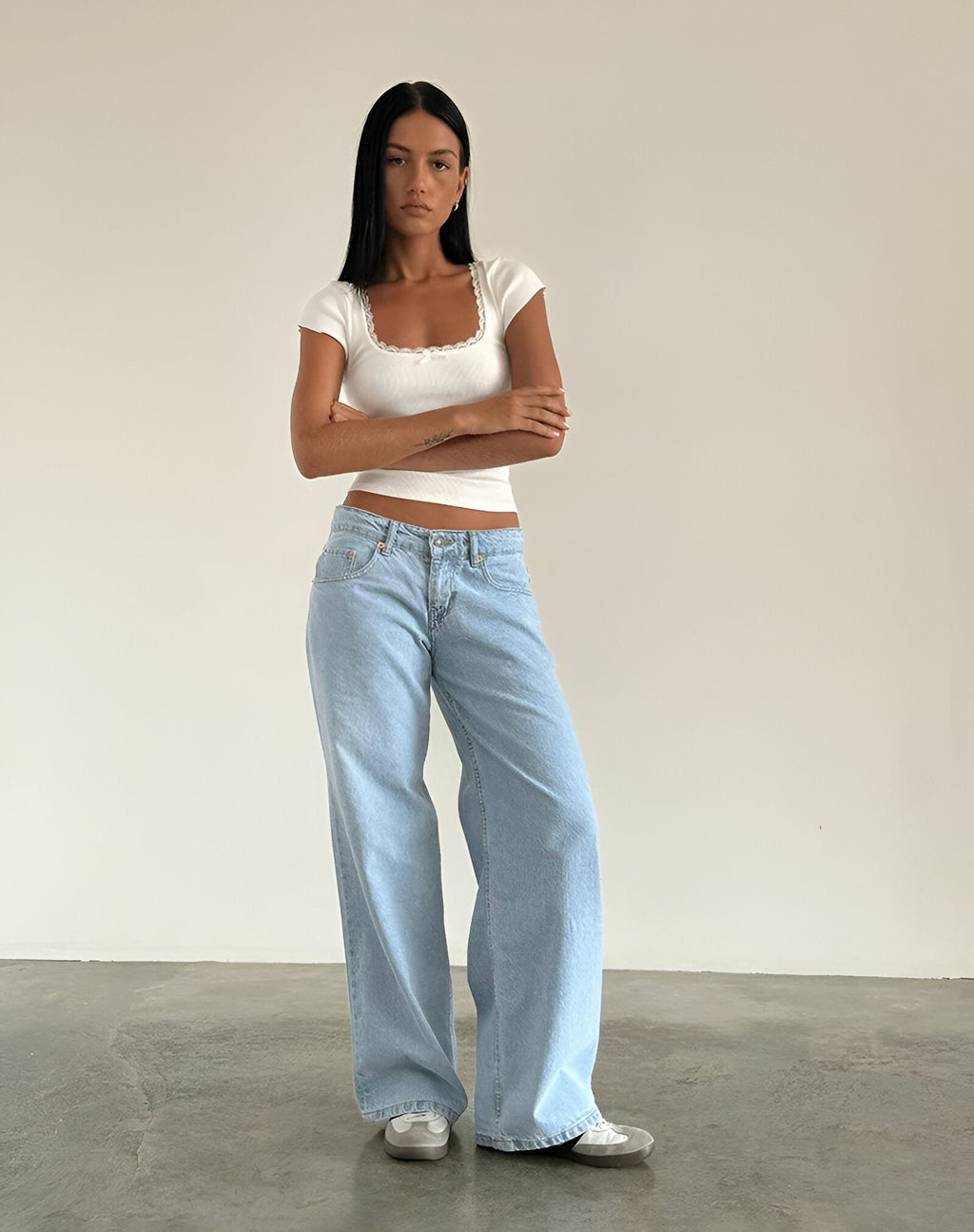 MIA | Jeans de pierna ancha de tiro bajo