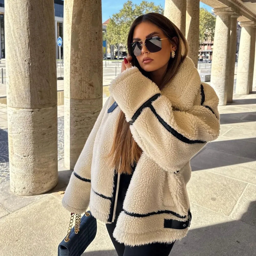 JASMIN | Abrigo Suave de Teddy