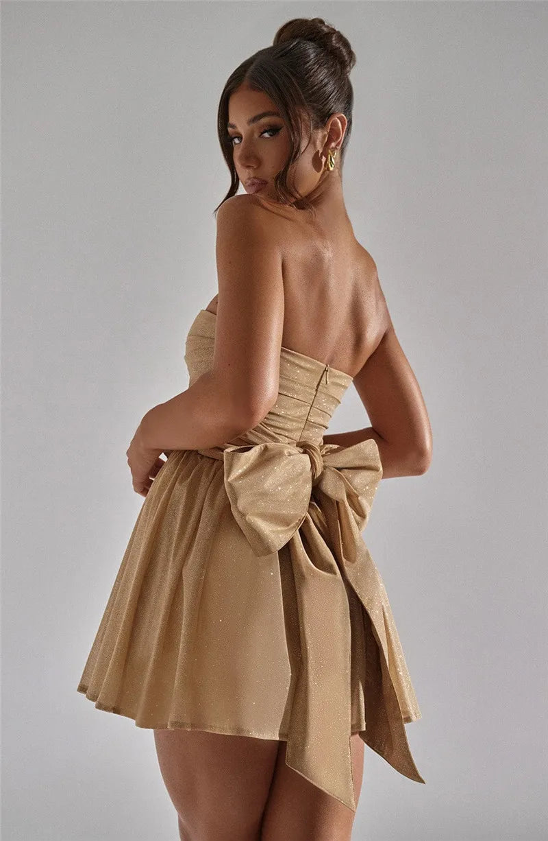 VALERIE – Minivestido brillante