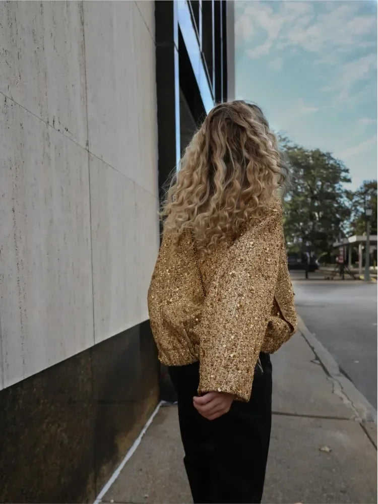 LANI | Elegante chaqueta de perlas y lentejuelas