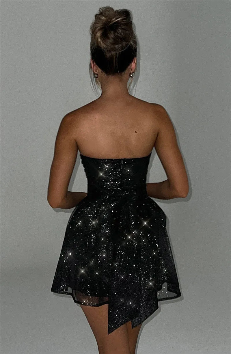 VALERIE – Minivestido brillante