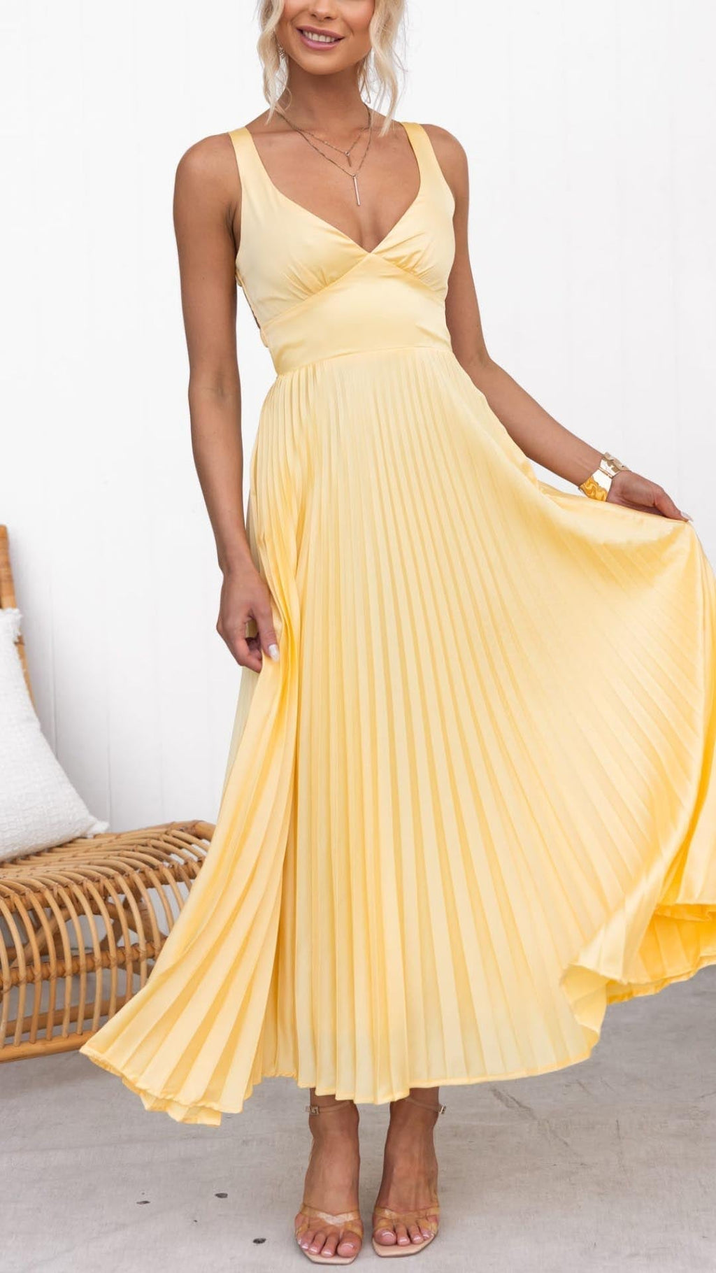 MALKA | Elegante vestido Maxí con caída delicada