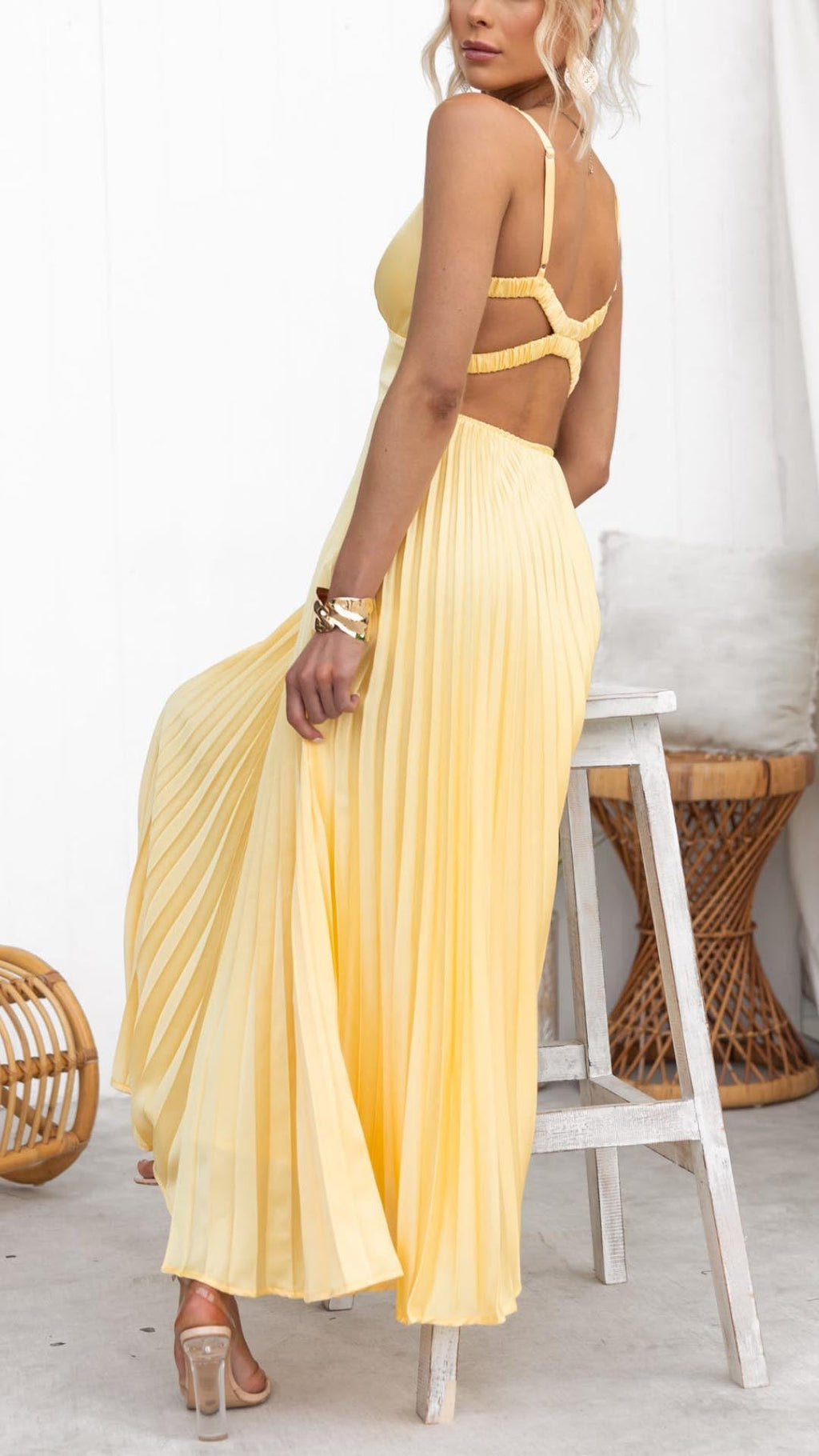 MALKA | Elegante vestido Maxí con caída delicada