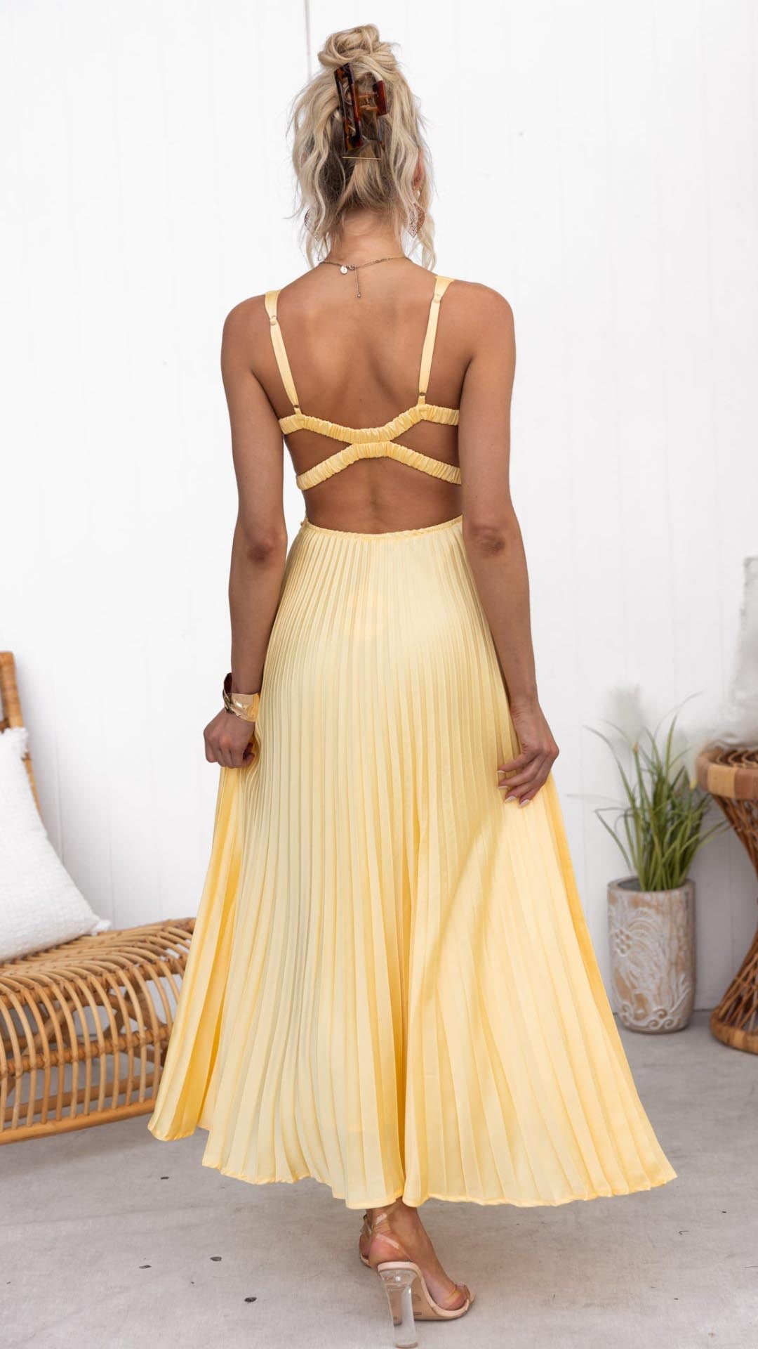 MALKA | Elegante vestido Maxí con caída delicada