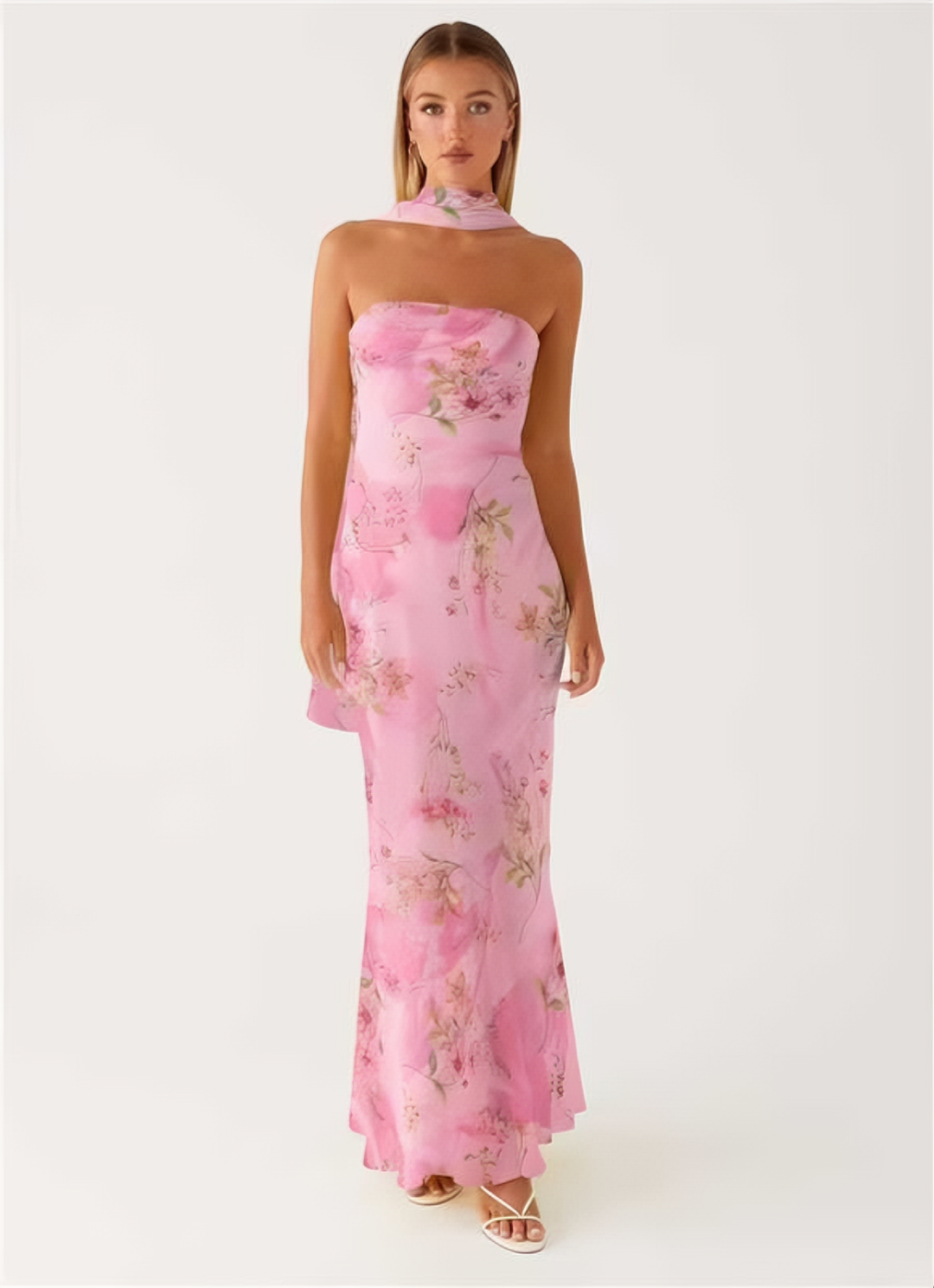 CHARLOTTE | Vestido Maximalista de Chiffon