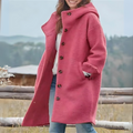 VENESSA | Elegante chaqueta con capucha en talla grande