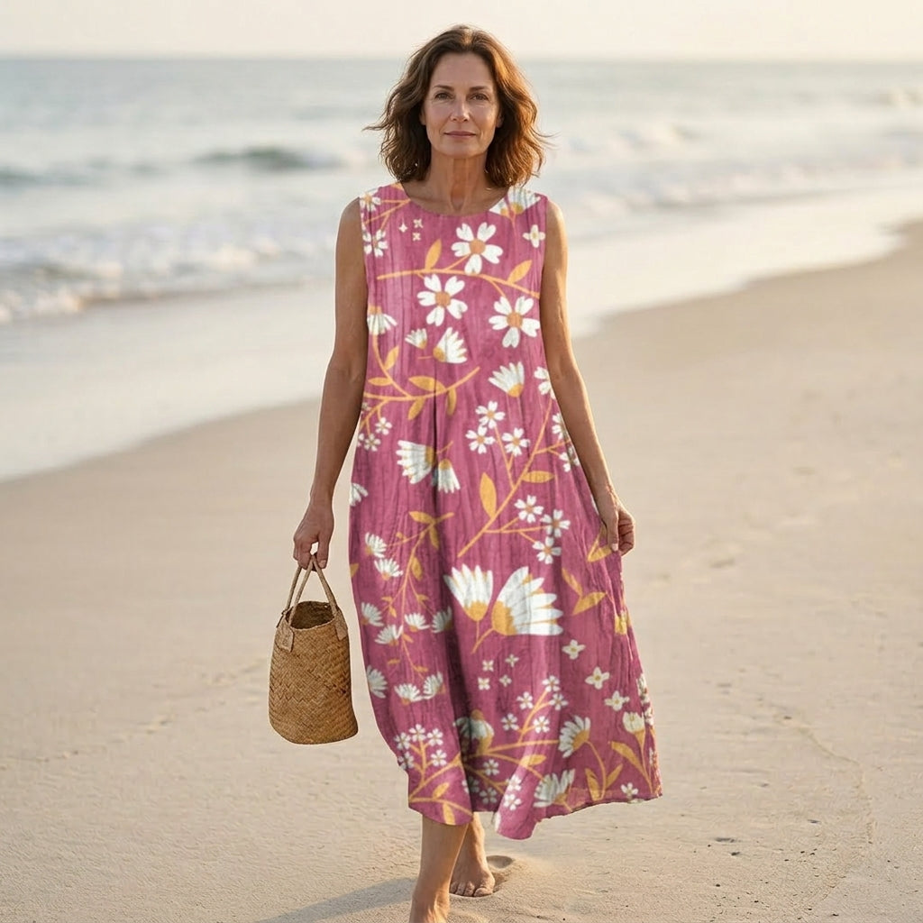 Manon | Vestido Midi Floral Romántico