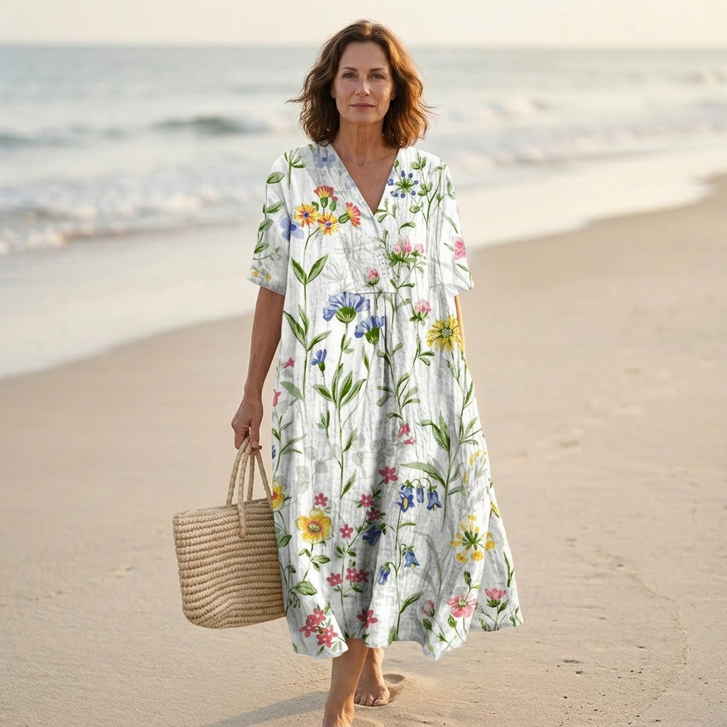 Delphine | Vestido Largo Floral