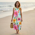 Adélaïde | Robe Midi Fleurie