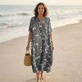 Camille | Vestido Largo Floral Minimalista