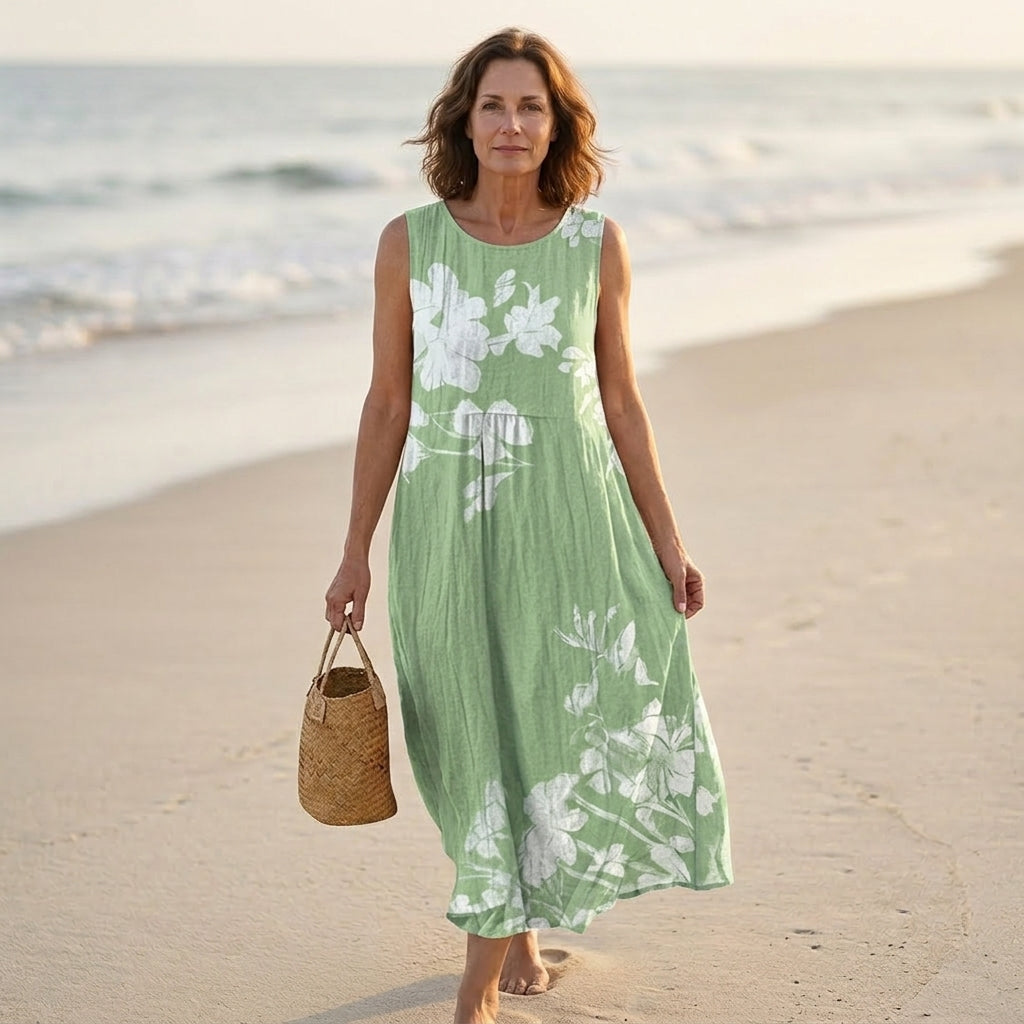 Marion | Vestido Midi Natural