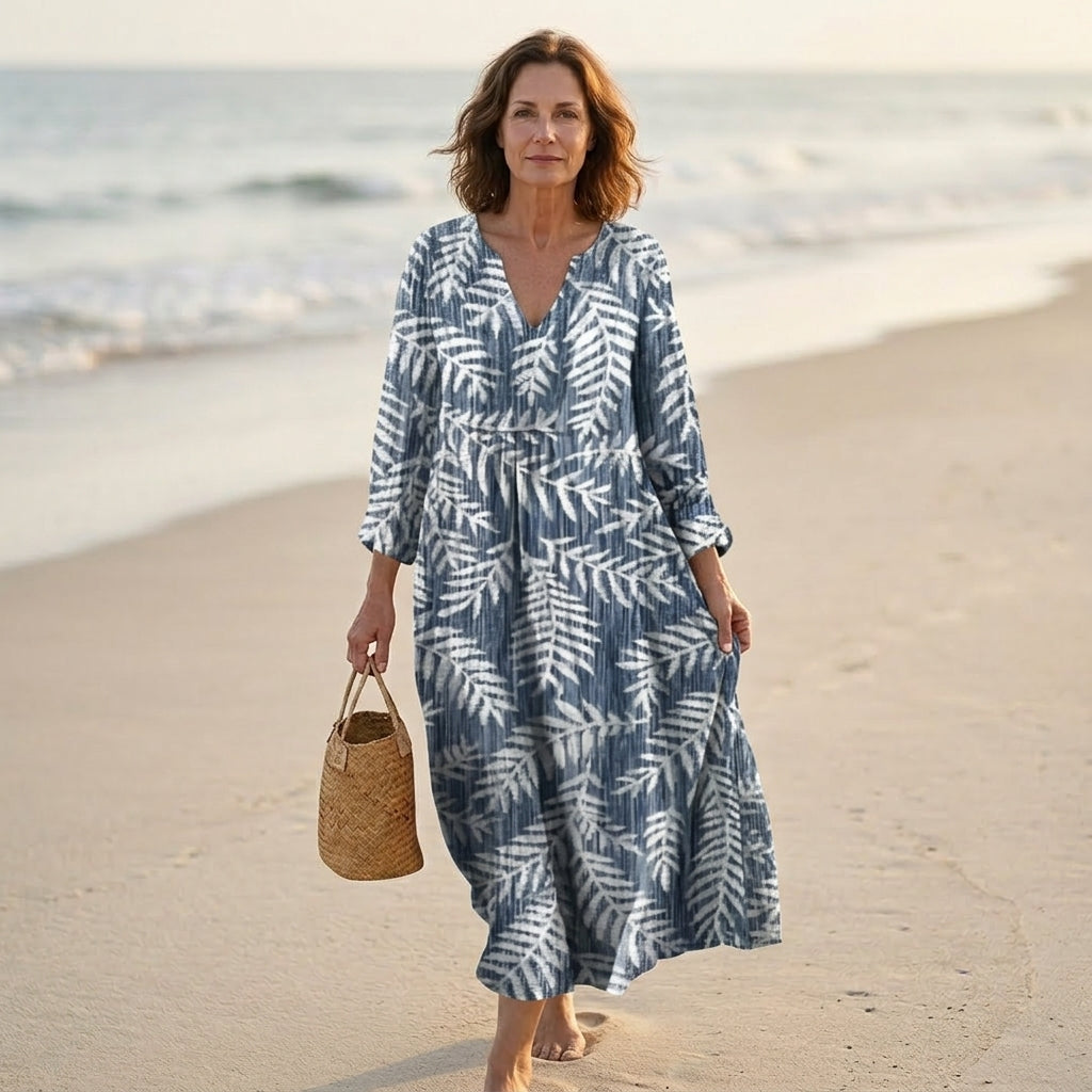 Isabelle | Vestido Largo Tropical