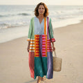 Frida | Vestido Colorblock Artístico